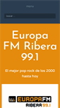 Mobile Screenshot of europafmribera.com